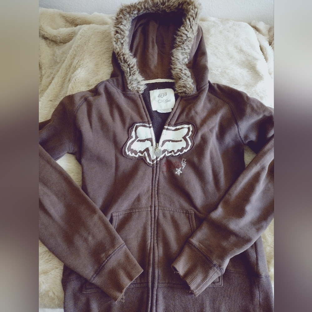 Fox zipper sweatshirt